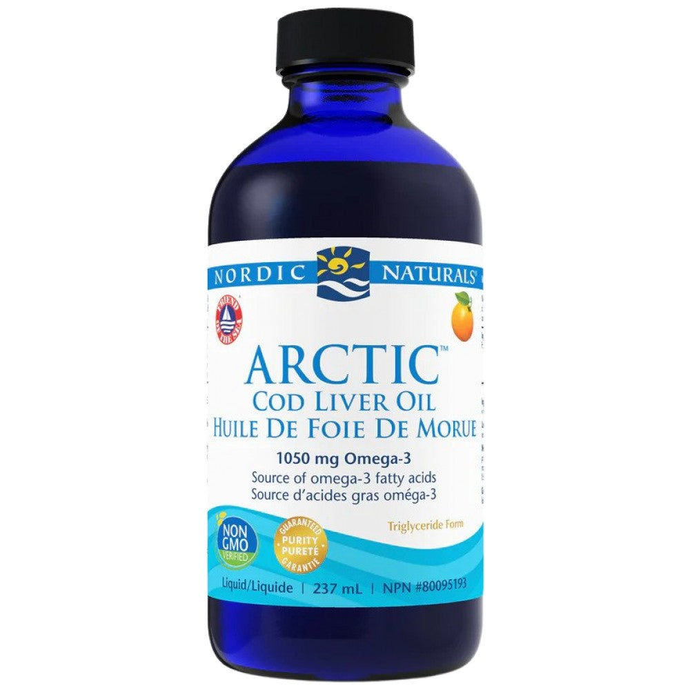 Nordic Naturals Arctic Cod Liver Oil 1060 mg - Арктическо масло от черен дроб на треска 1060 mg