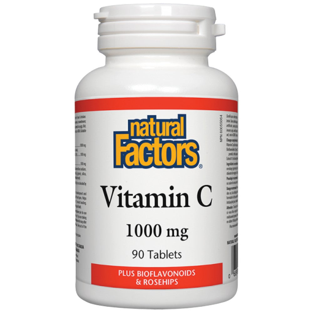 Natural Factors Vitamin C 1000 mg with Bioflavonoids and Rosehips - Витамин C 1000 с биофлавоноиди и шипка