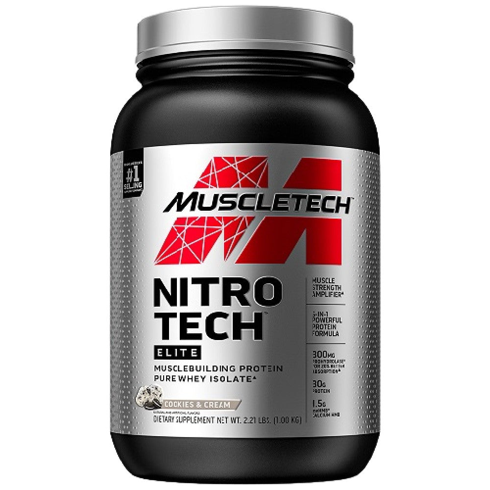 MuscleTech Nitro-Tech Elite - Суроватъчен протеин изолат