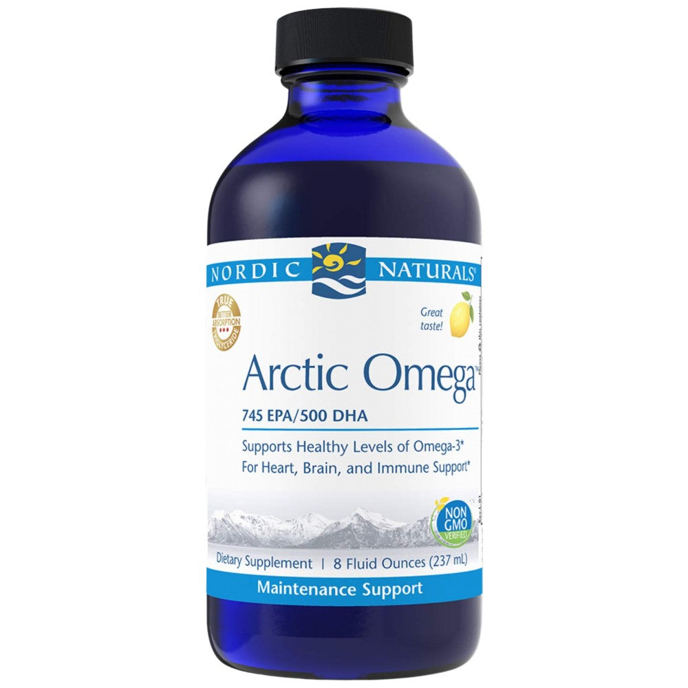 Nordic Naturals Arctic Omega Liquid 1245 mg - Течно рибено масло 1245 mg
