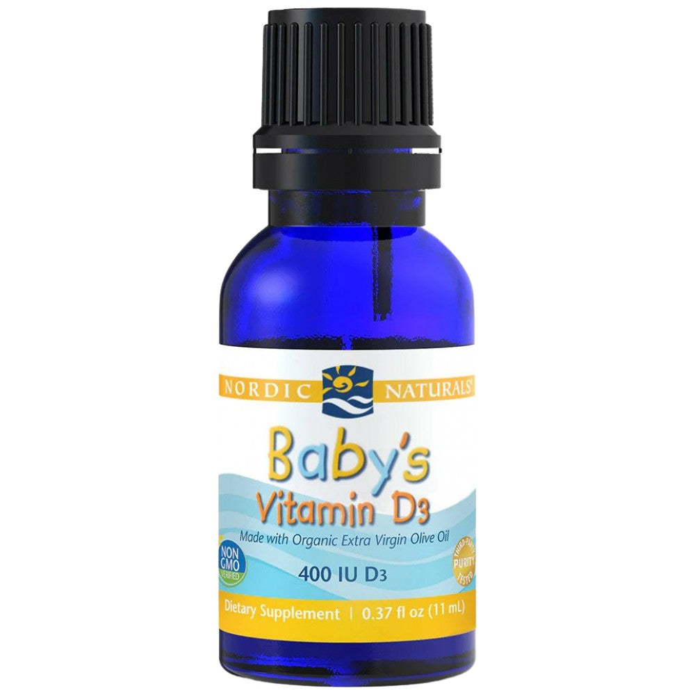 Nordic Naturals Baby Vitamin D3 400 IU - Бебешки Витамин Д3 400 IU