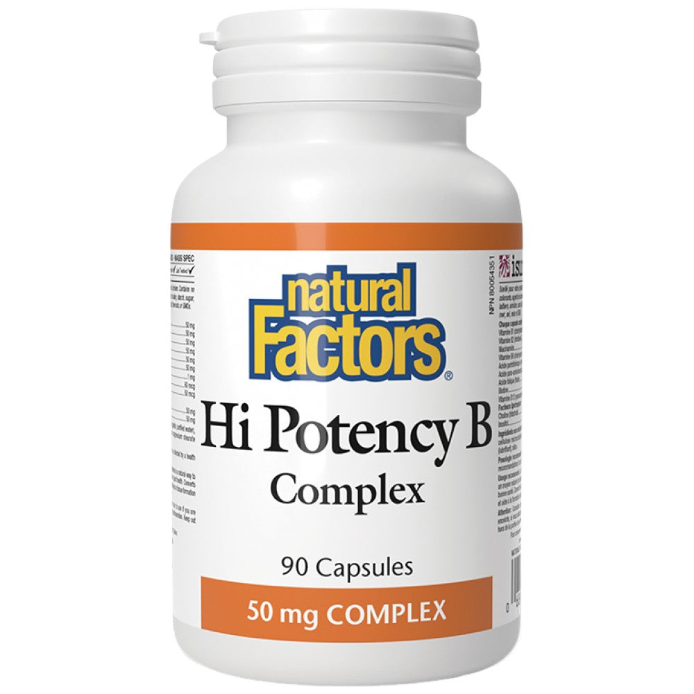 Natural Factors Hi Potency B Complex - Витамин Б комплекс