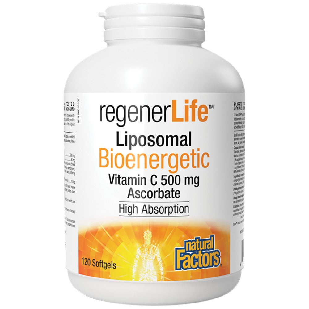 Natural Factors Regener Life Liposomal Vitamin C 500 mg - Липозомен Витамин Ц 500 mg
