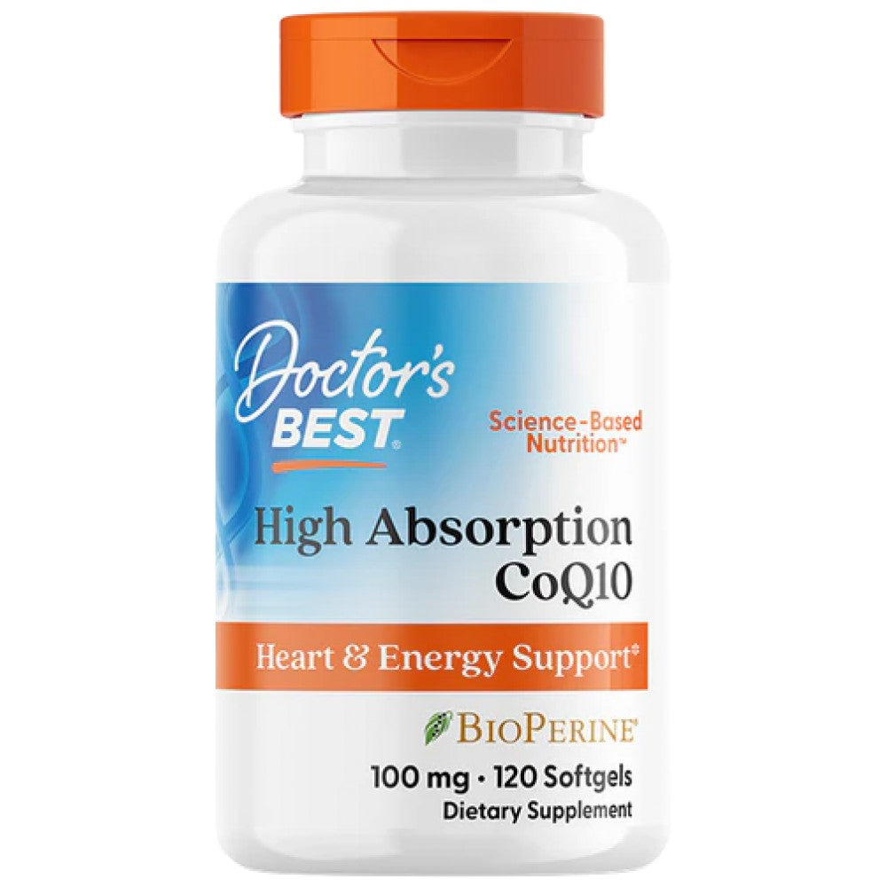 Doctor's Best CoQ10 with BioPerine 100 mg - Коензим Q10 с BioPerine 100 mg