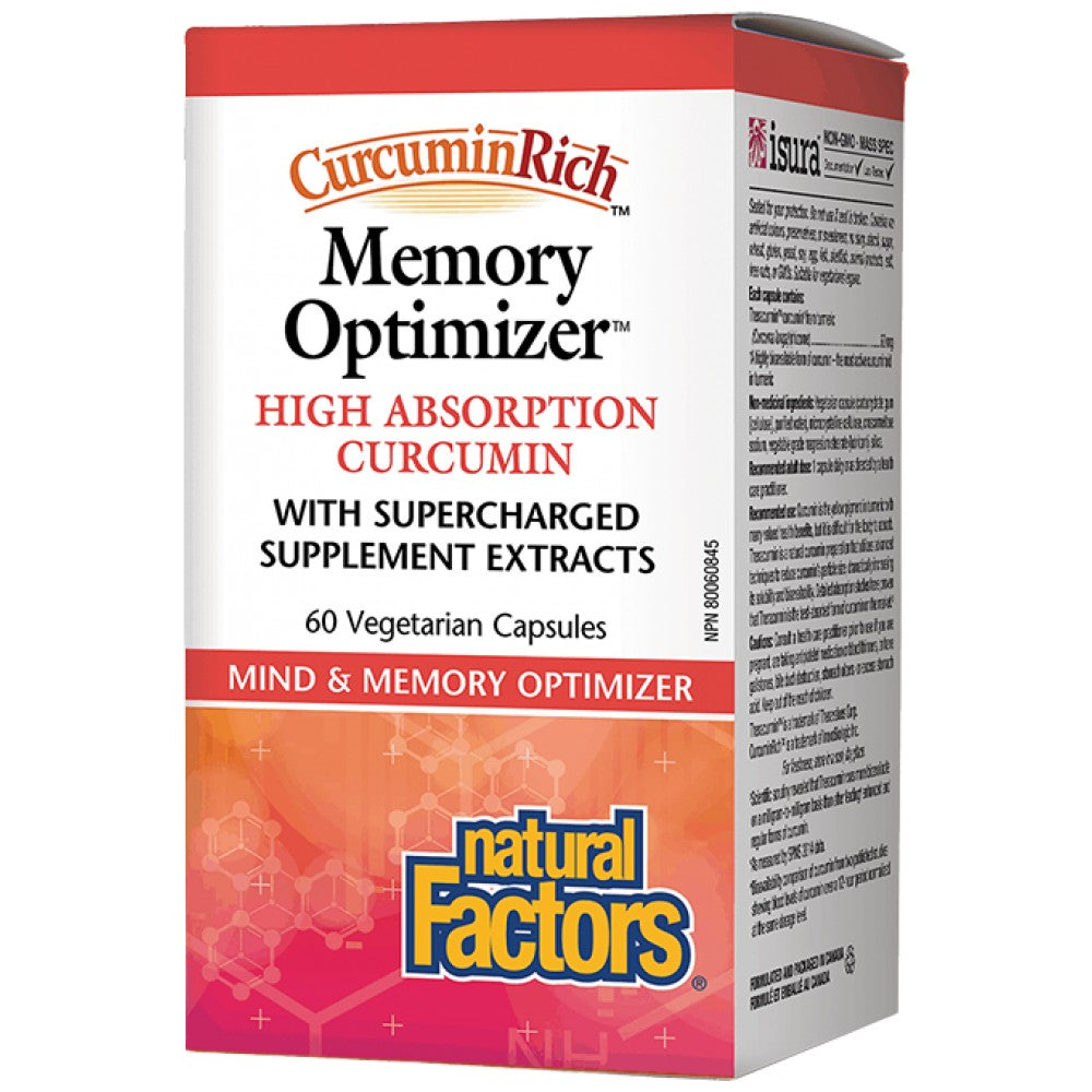Natural Factors CurcuminRich Memory Optimizer - Куркумин за памет
