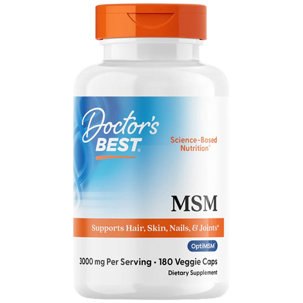 Doctor's Best BEST Vegan MSM 1000 mg With OptiMSM - Веган MSM 1000 mg OptiMSM