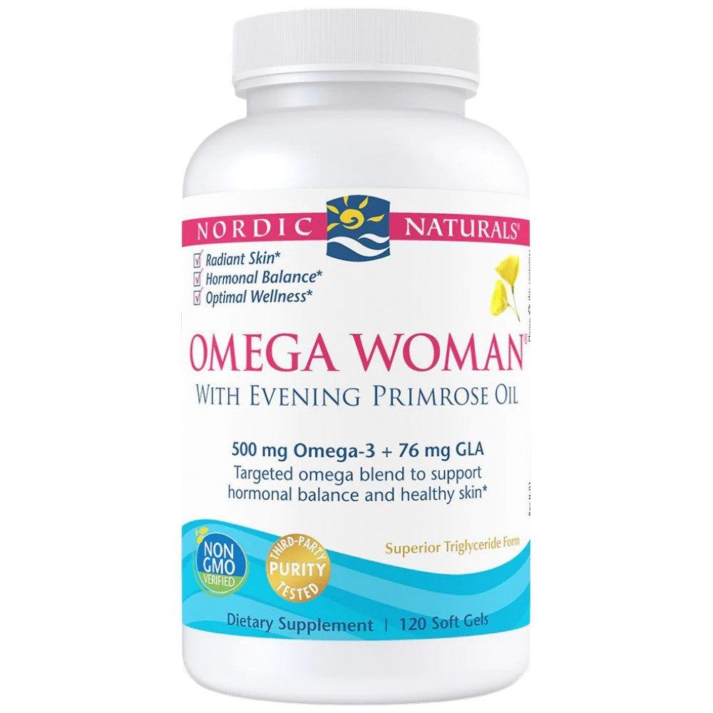Nordic Naturals Omega Woman - Омега за жени с масло от вечерна иглика