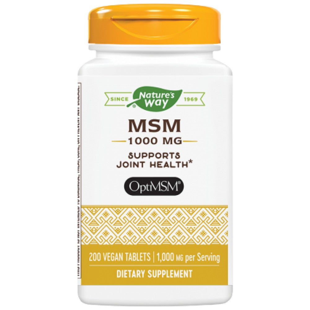 Nature's Way MSM 1000 mg - MSM 1000 mg за стави
