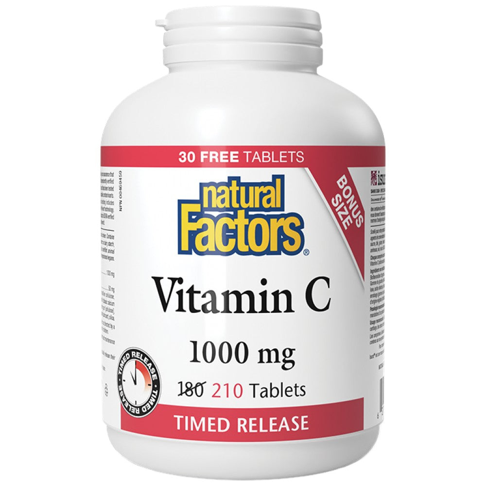 Natural Factors Vitamin C 1000 mg Timed Release - Витамин C 1000 mg удължено освобождаване