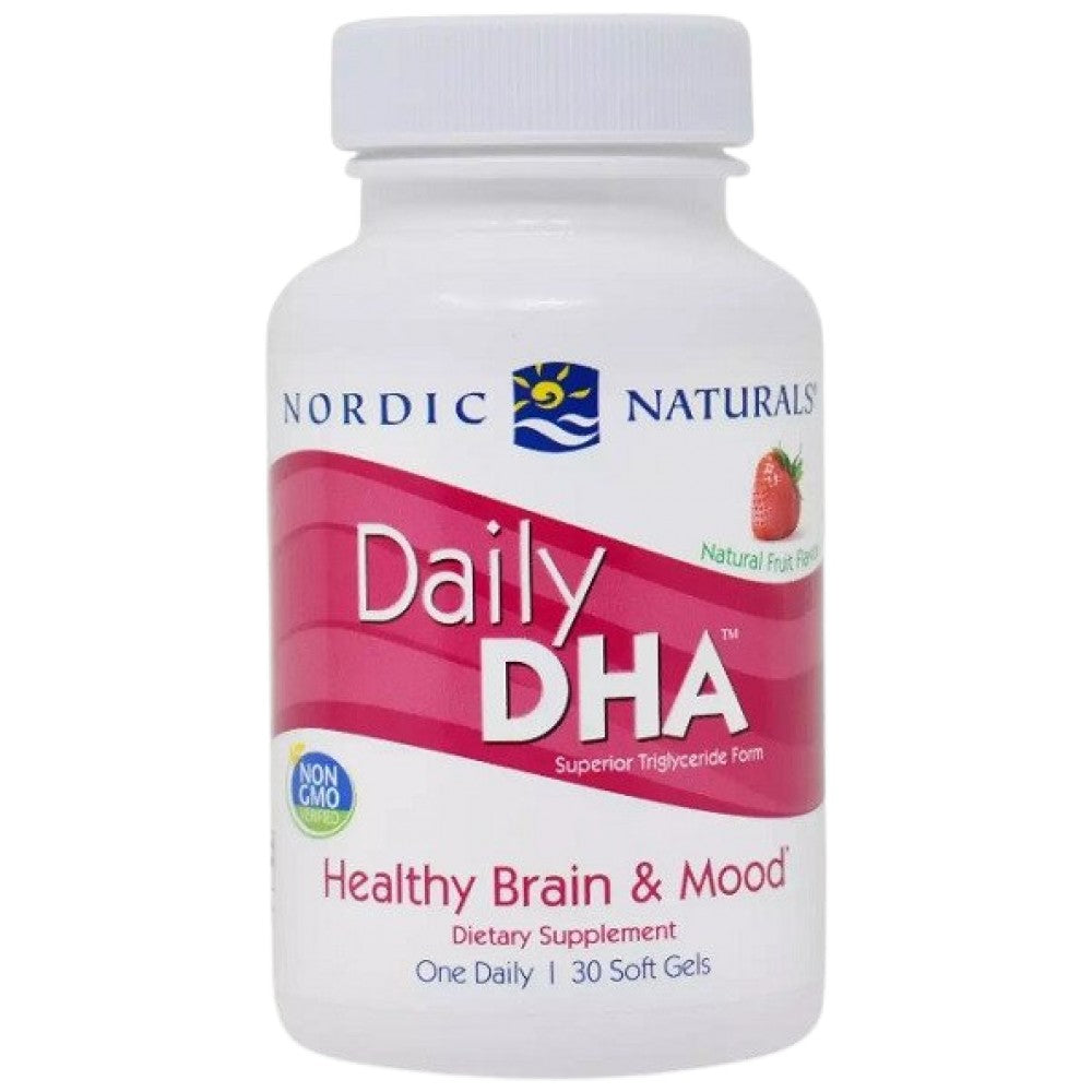 Nordic Naturals Daily DHA 580 mg - Рибено масло с DHA 580 mg