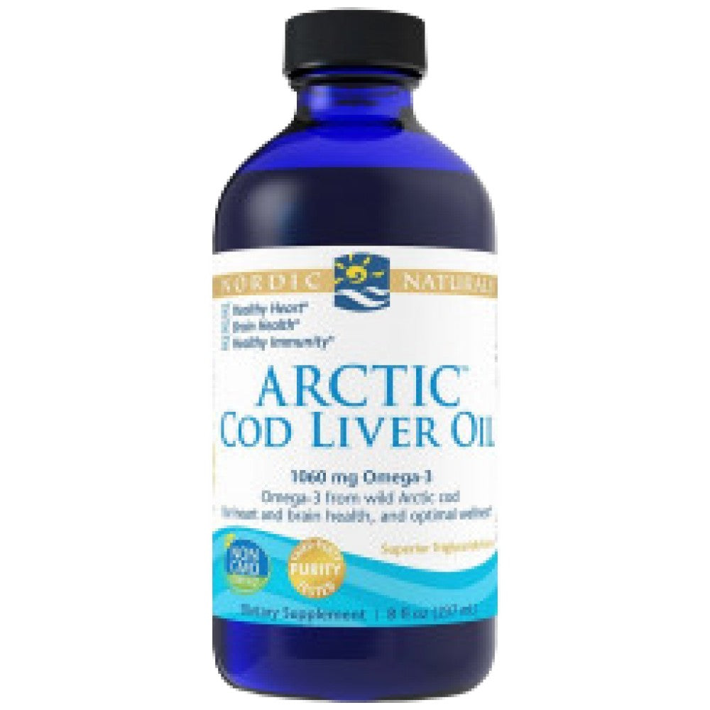 Nordic Naturals Arctic Cod Liver Oil 1060 mg - Арктическо масло от черен дроб на треска 1060 mg