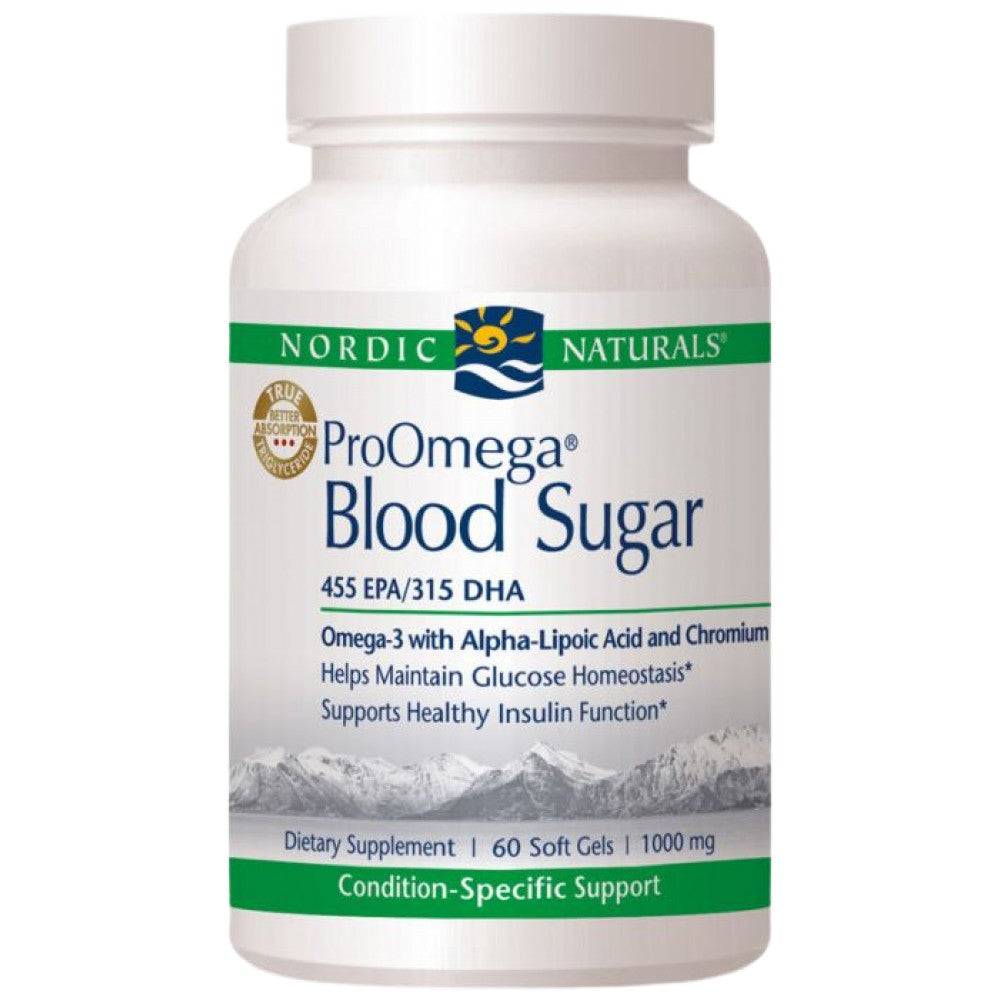 Nordic Naturals ProOmega Blood Sugar - Омега за кръвна захар