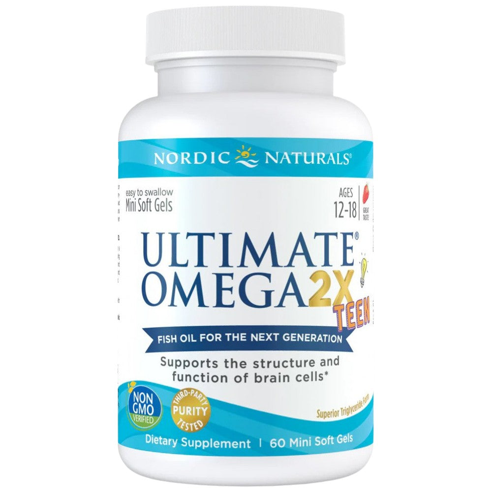 Nordic Naturals Ultimate Omega 2X TEEN - Концентрирана Омега за тийнейджъри