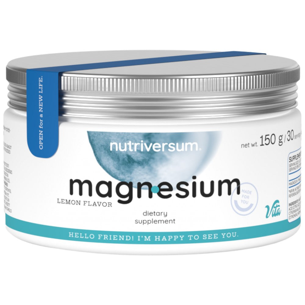 Nutriversum Magnesium Citrate Powder - Магнезиев цитрат на прах