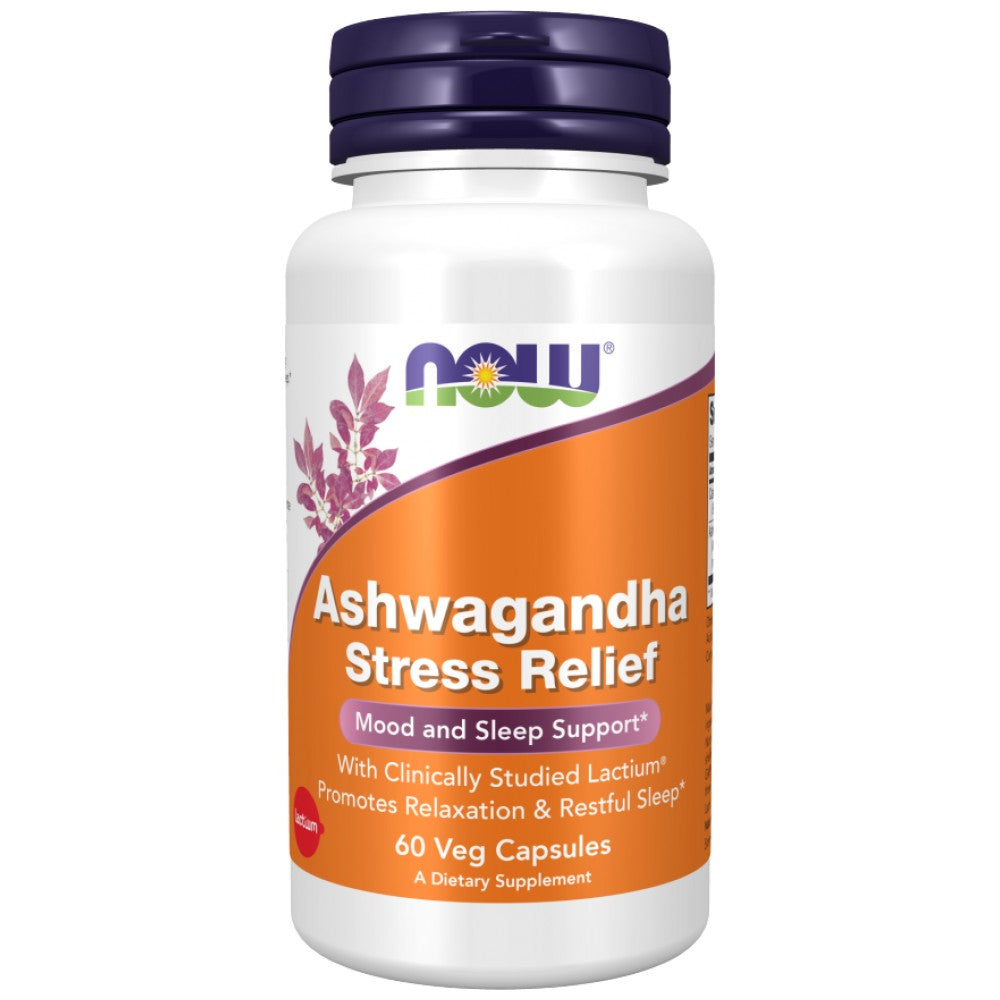 NOW Foods Ashwagandha Stress Relief - Ашваганда срещу стрес