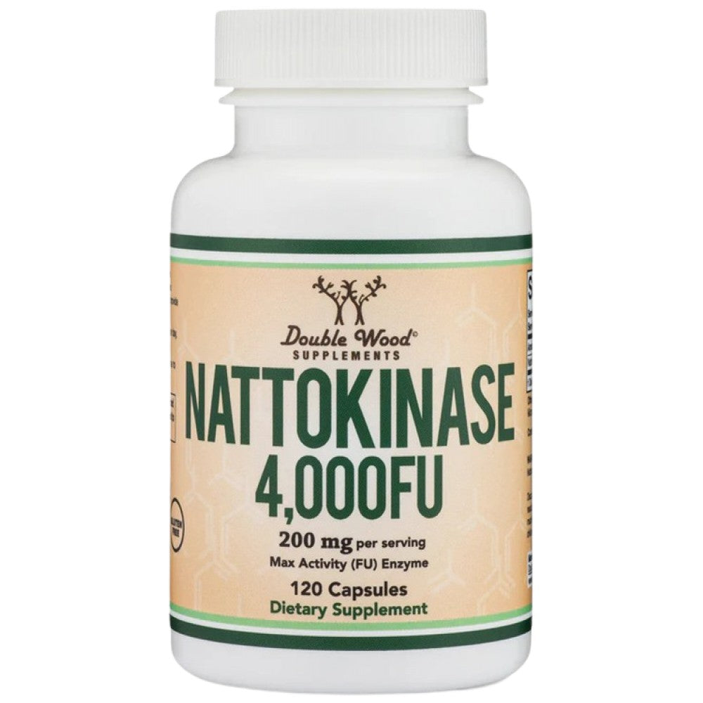 Double Wood Supplements Nattokinase 200 mg - Натокиназа 200 mg