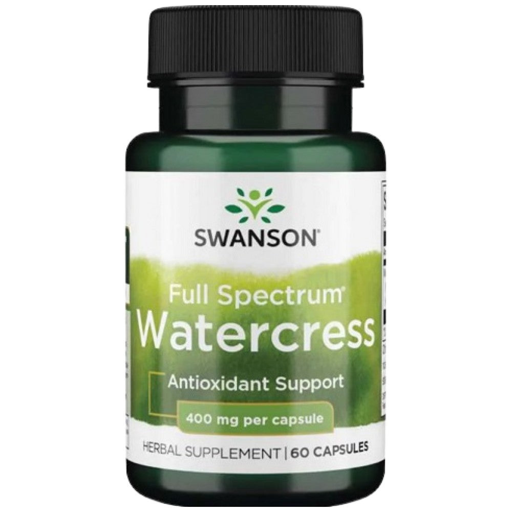 SWANSON Full Spectrum Watercress 400 mg - Воден кресон 400 mg