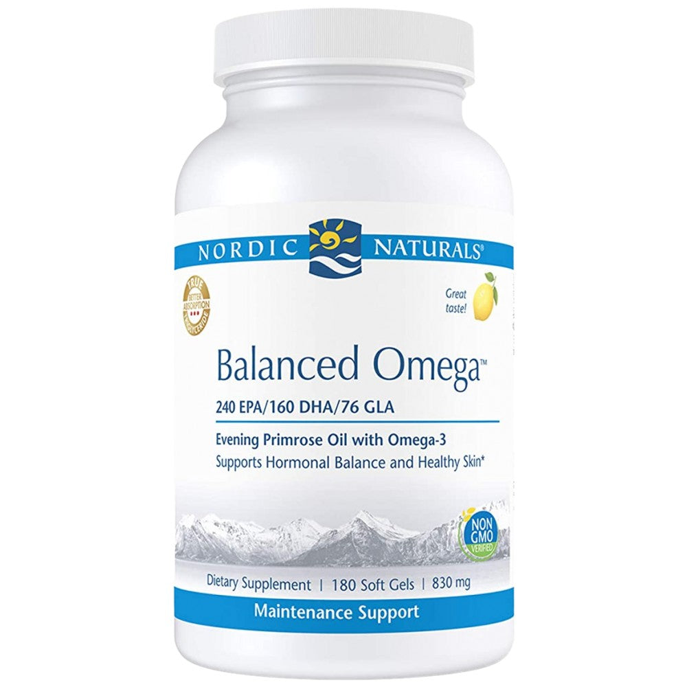 Nordic Naturals Balanced Omega - Балансирано рибено масло Омега 3