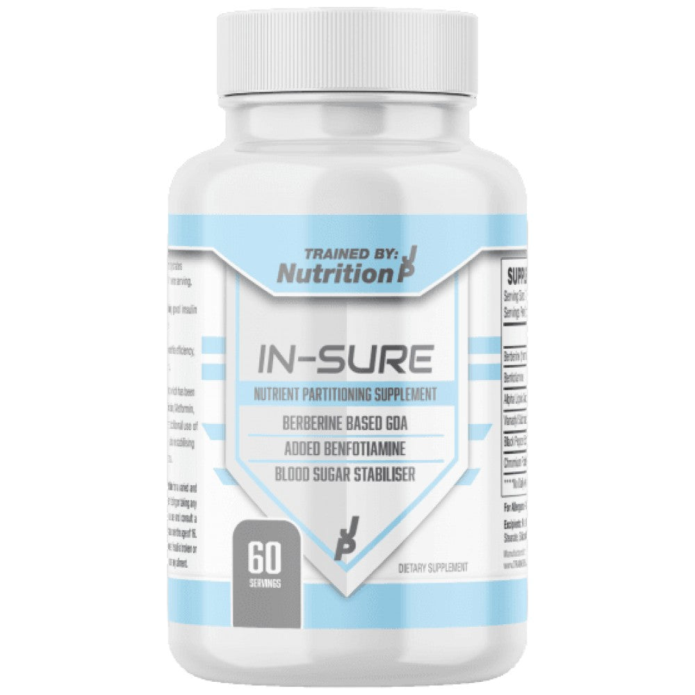 Trained by JP In-Sure with Berberine and Benfotiamine - Формула за кръвна захар с берберин