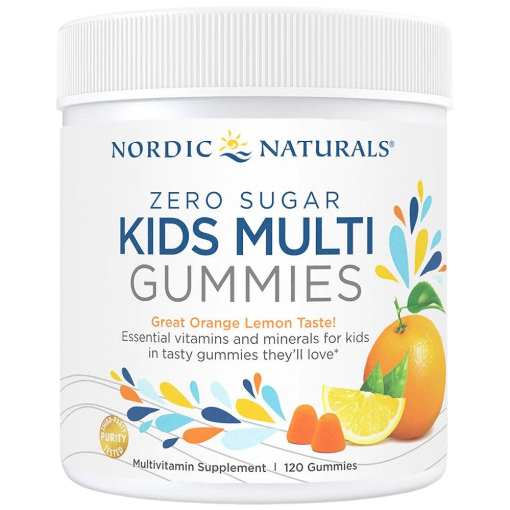 Nordic Naturals Kids Multi Gummies Zero Sugar - Детски мултивитамини гъми без захар