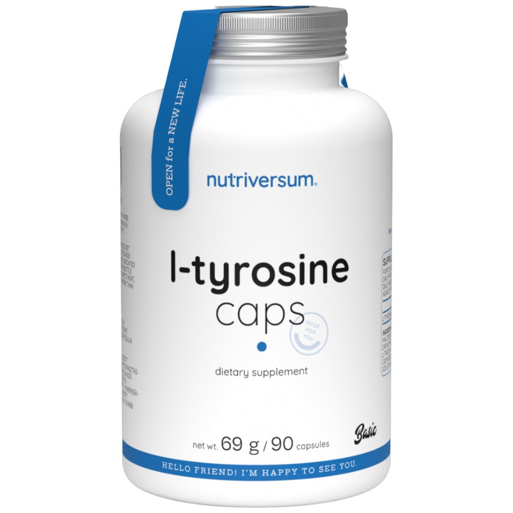 Nutriversum L-Tyrosine Caps 550 mg - L-Тирозин капсули 550 mg