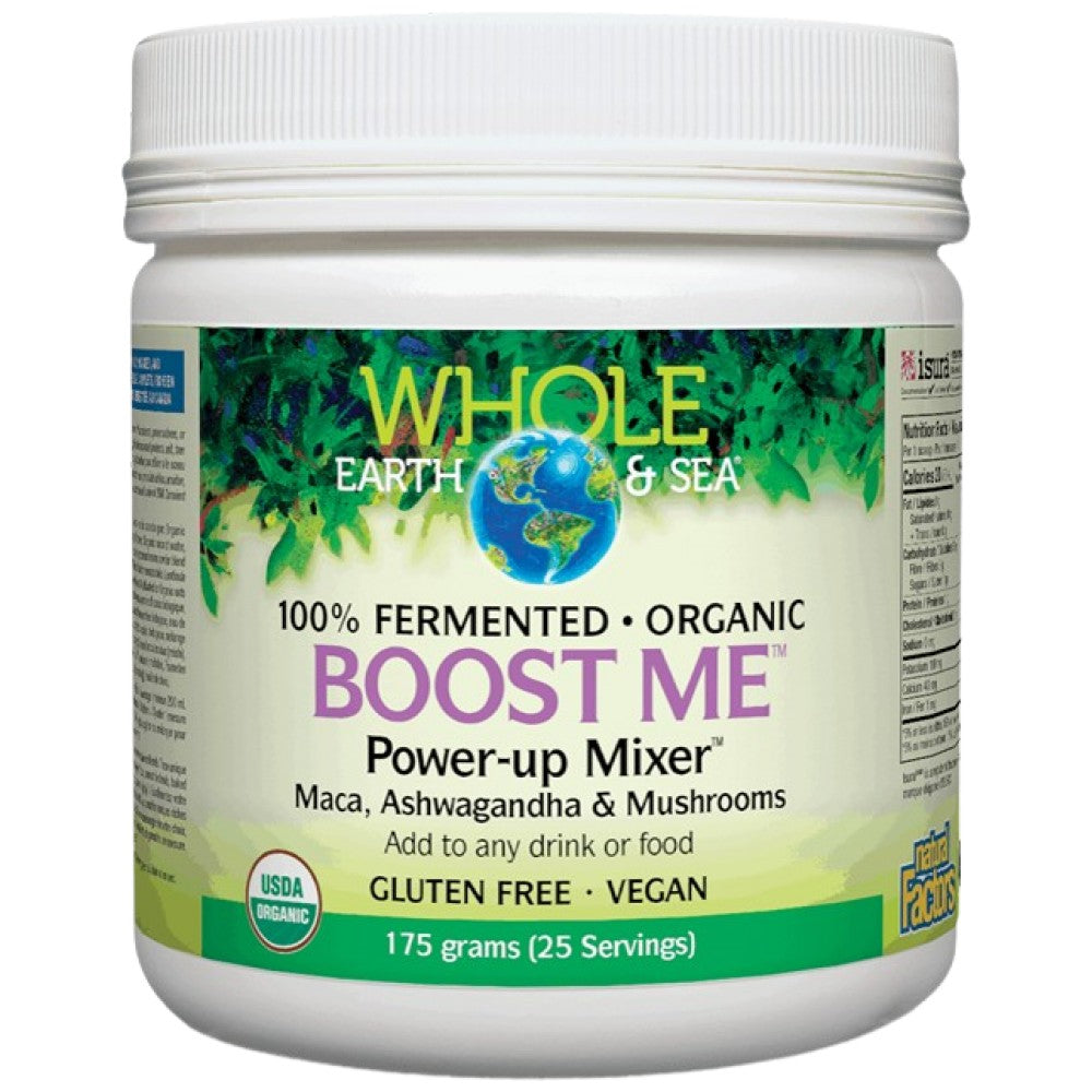 Natural Factors Boost Me Power-up Mixer - Енергийна адаптогенна напитка