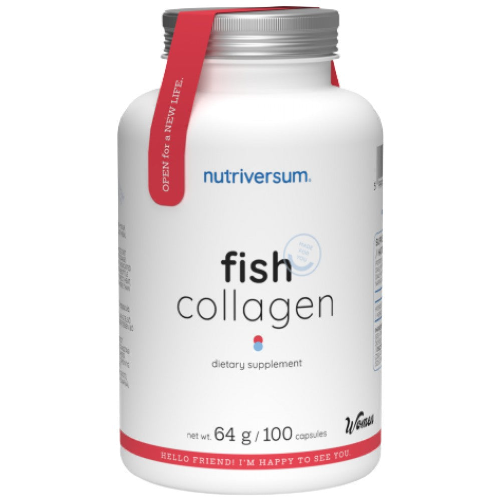 Nutriversum Hydrolyzed Fish Collagen 500 mg - Хидролизиран рибен колаген 500 mg