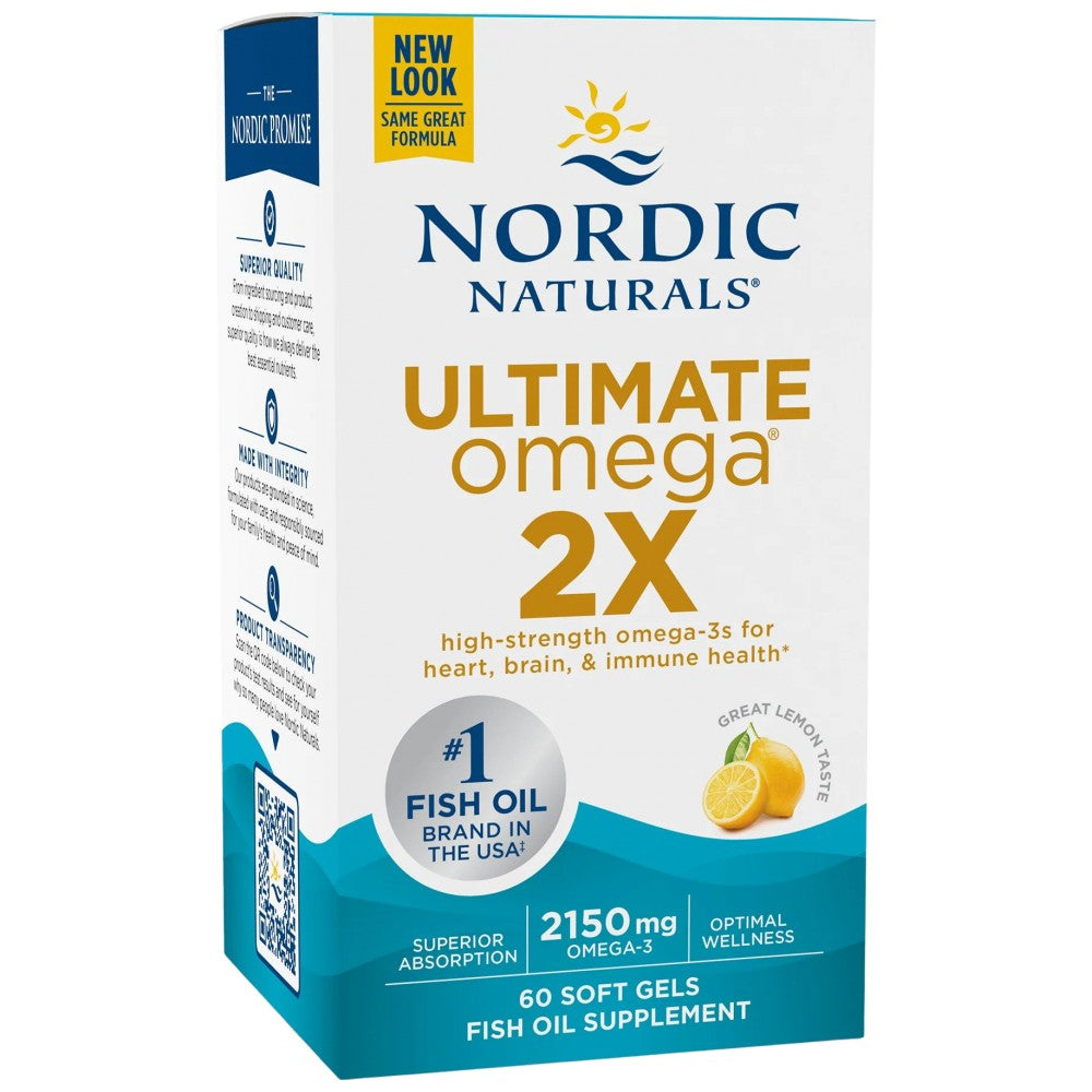 Nordic Naturals Ultimate Omega 2X 2150 mg - Концентрирано рибено масло 2150 mg