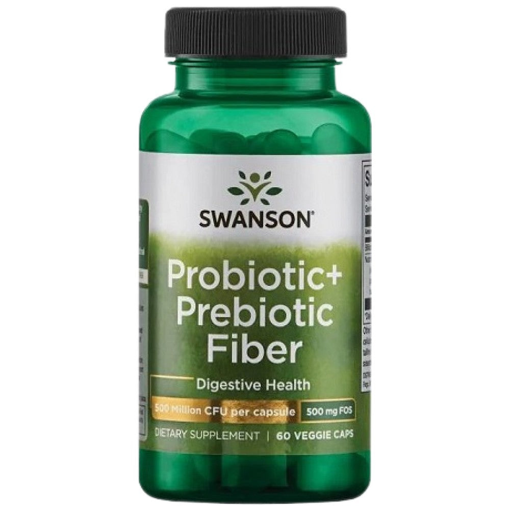 SWANSON Probiotic+ Prebiotic Fiber - Пробиотик с пребиотични фибри