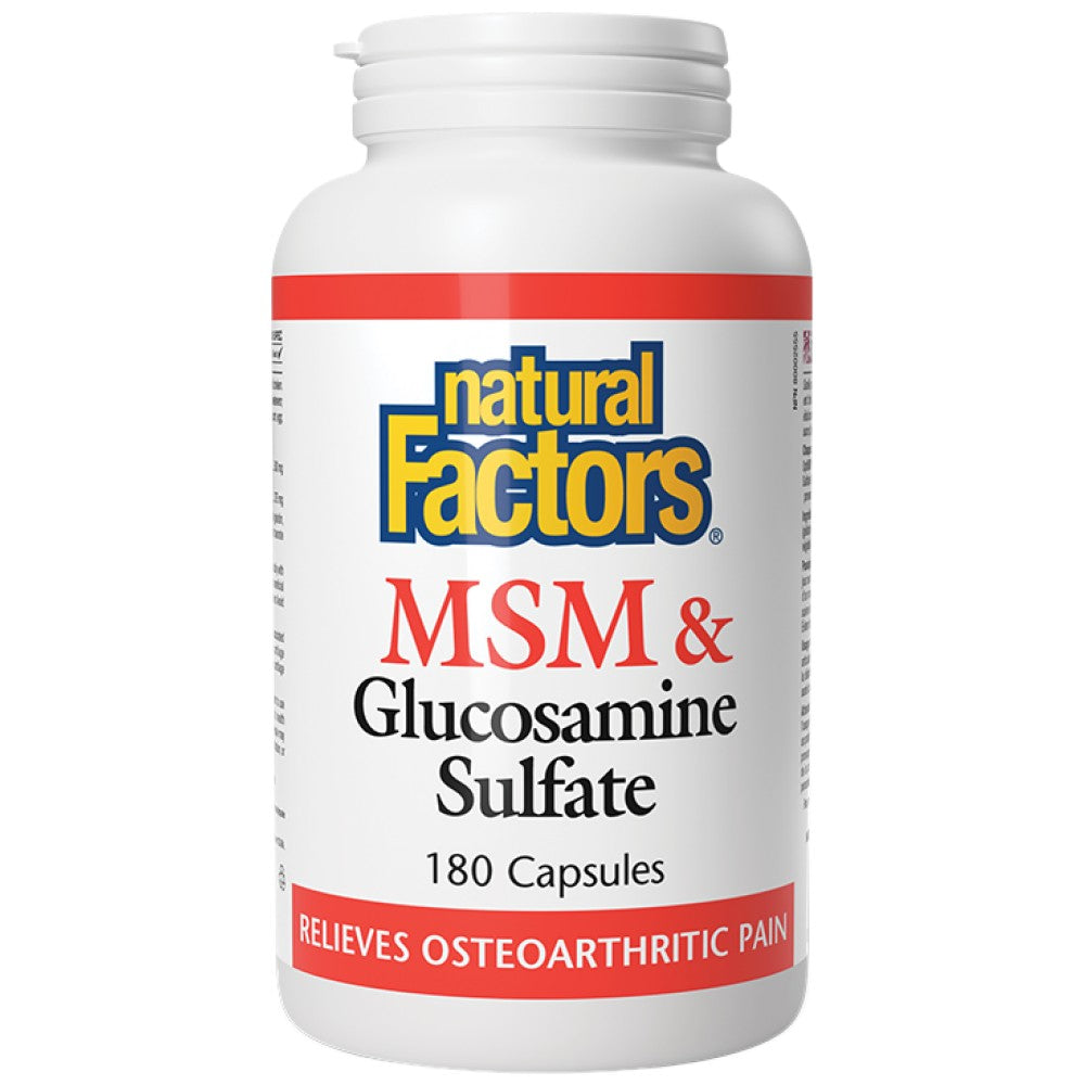 Natural Factors MSM + Glucosamine Sulfate - MSM с глюкозамин сулфат
