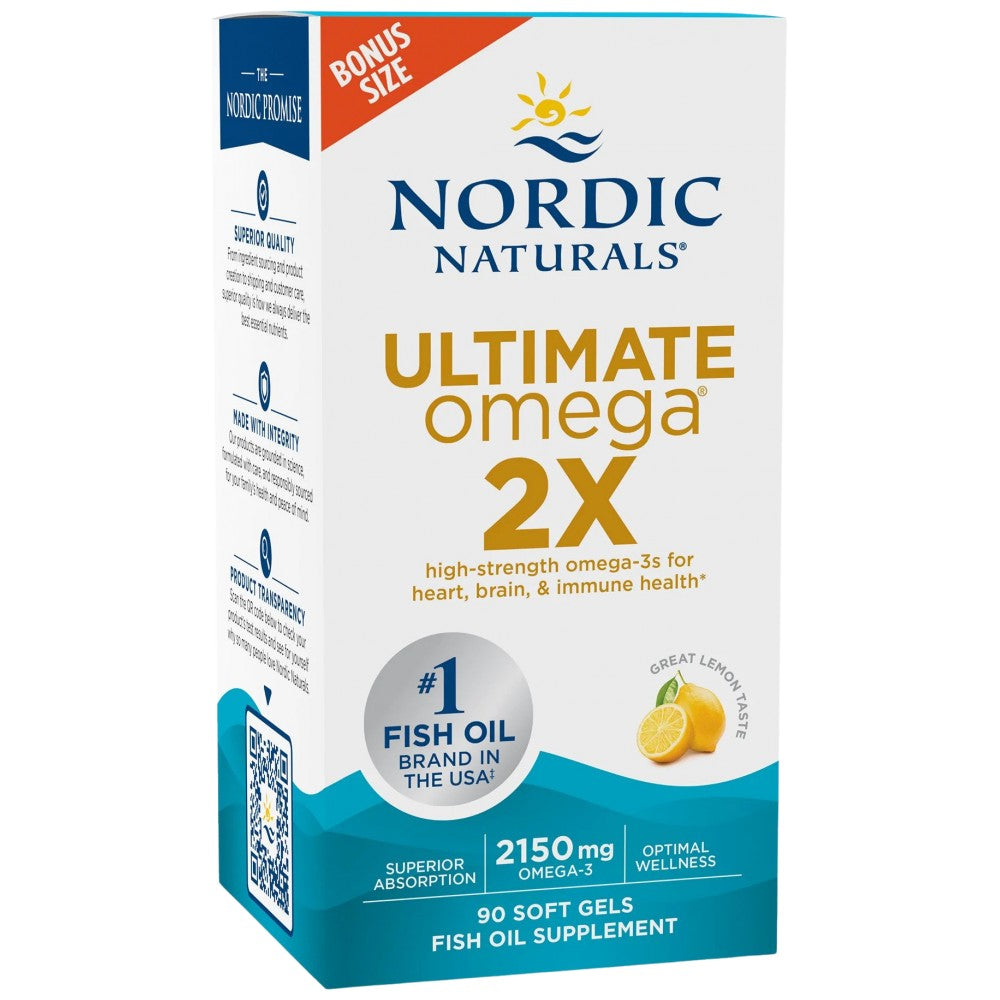 Nordic Naturals Ultimate Omega 2X 2150 mg - Концентрирано рибено масло 2150 mg