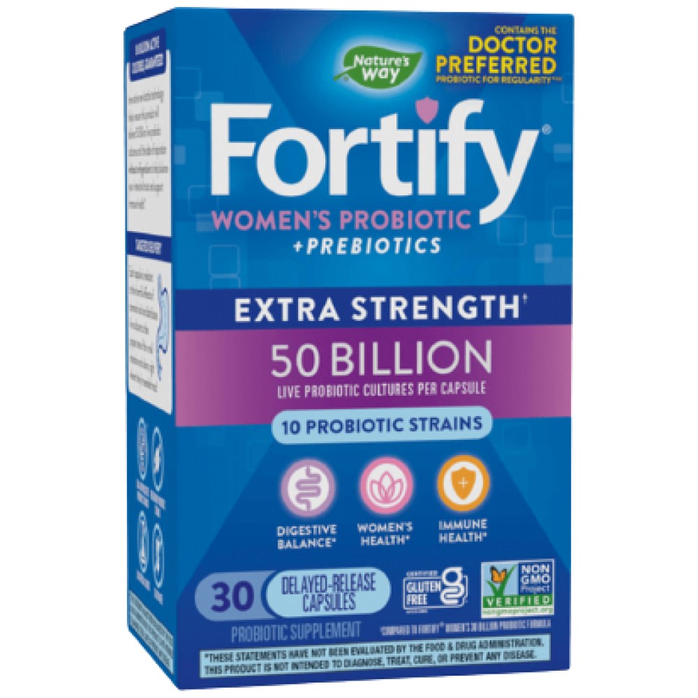 Nature's Way Fortify Women's 50 Billion Extra Strength - Пробиотик за жени 50 млрд.