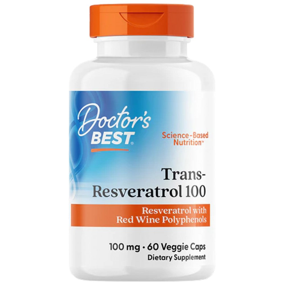 Doctor’s Best Trans-Resveratrol 100 mg - Транс-ресвератрол 100 mg