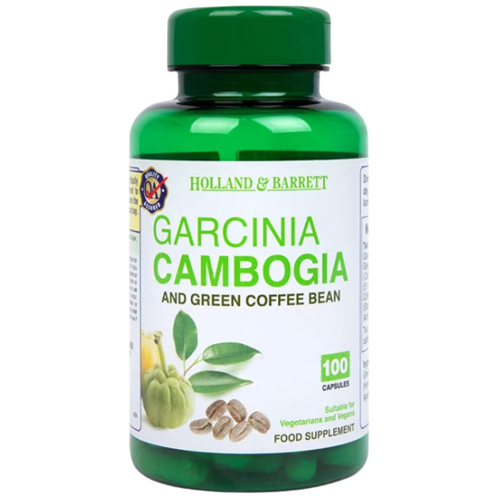 Holland And Barrett Garcinia Cambogia and Green Coffee Bean - Гарциния с зелено кафе