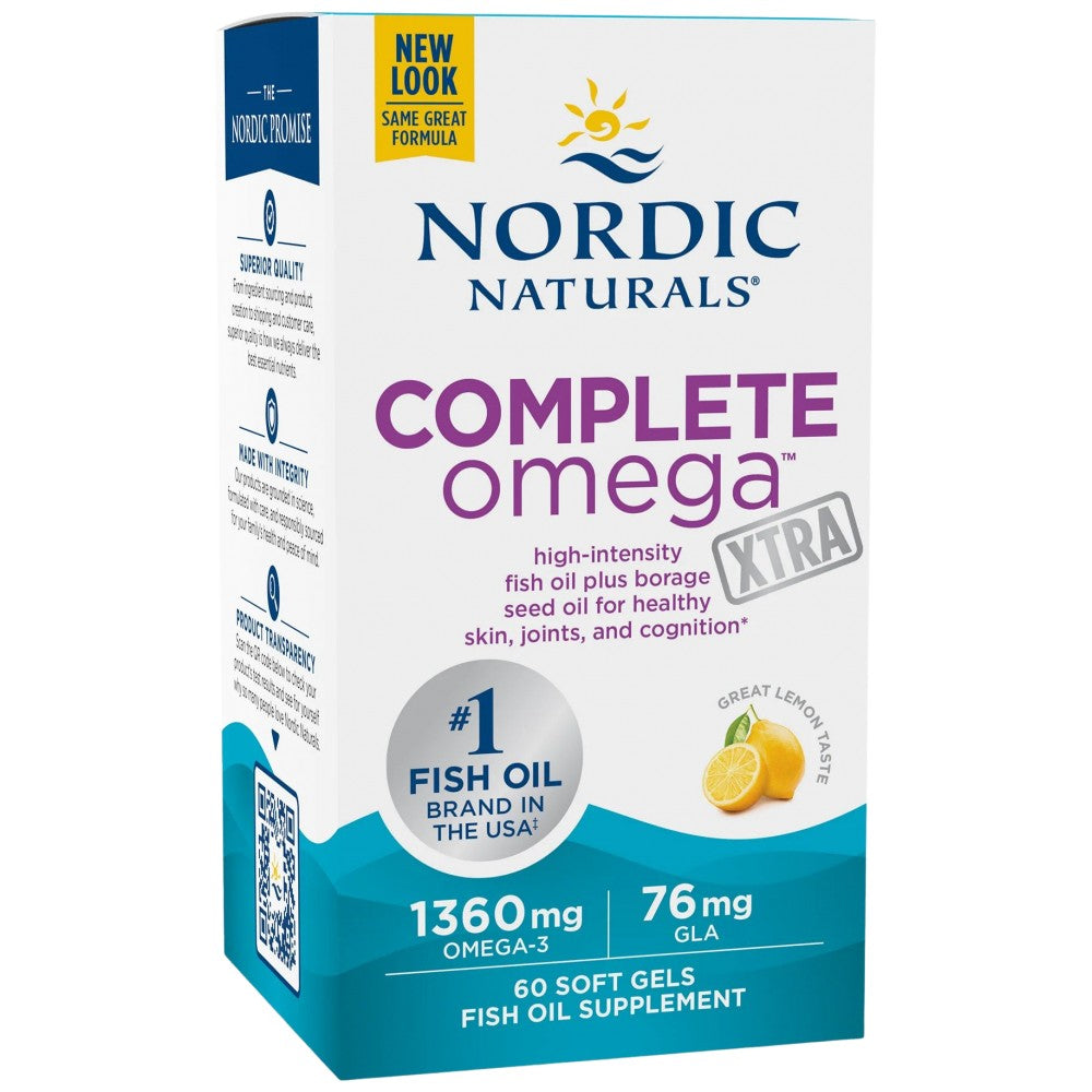 Nordic Naturals Complete Omega Xtra 1360 mg - Концентрирано рибено масло 1360 mg