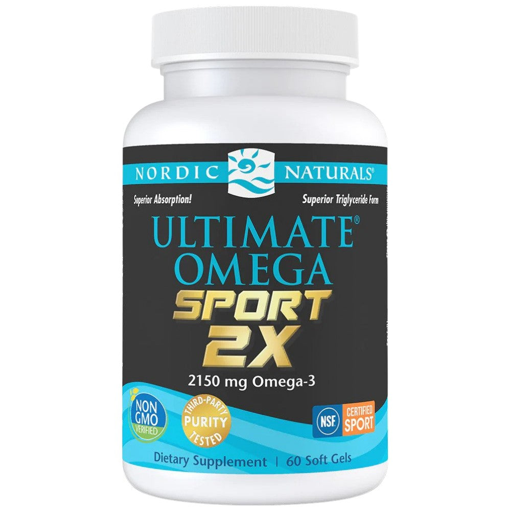 Nordic Naturals Ultimate Omega 2X Sport - Концентрирано рибено масло за спортисти
