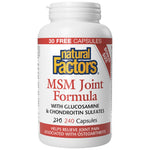 Natural Factors MSM Joint Formula 840 mg - MSM формула за стави 840 mg