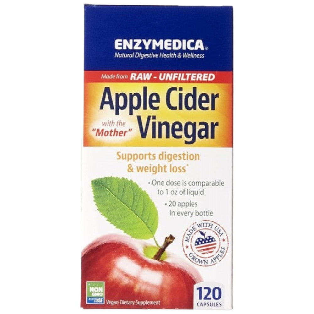 Enzymedica Apple Cider Vinegar - Ябълков оцет