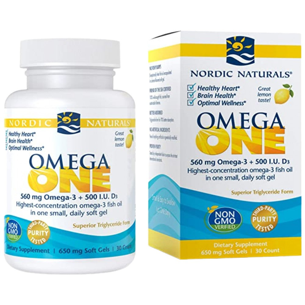 Nordic Naturals Omega ONE 560 mg - Рибено масло Омега 3 560 mg
