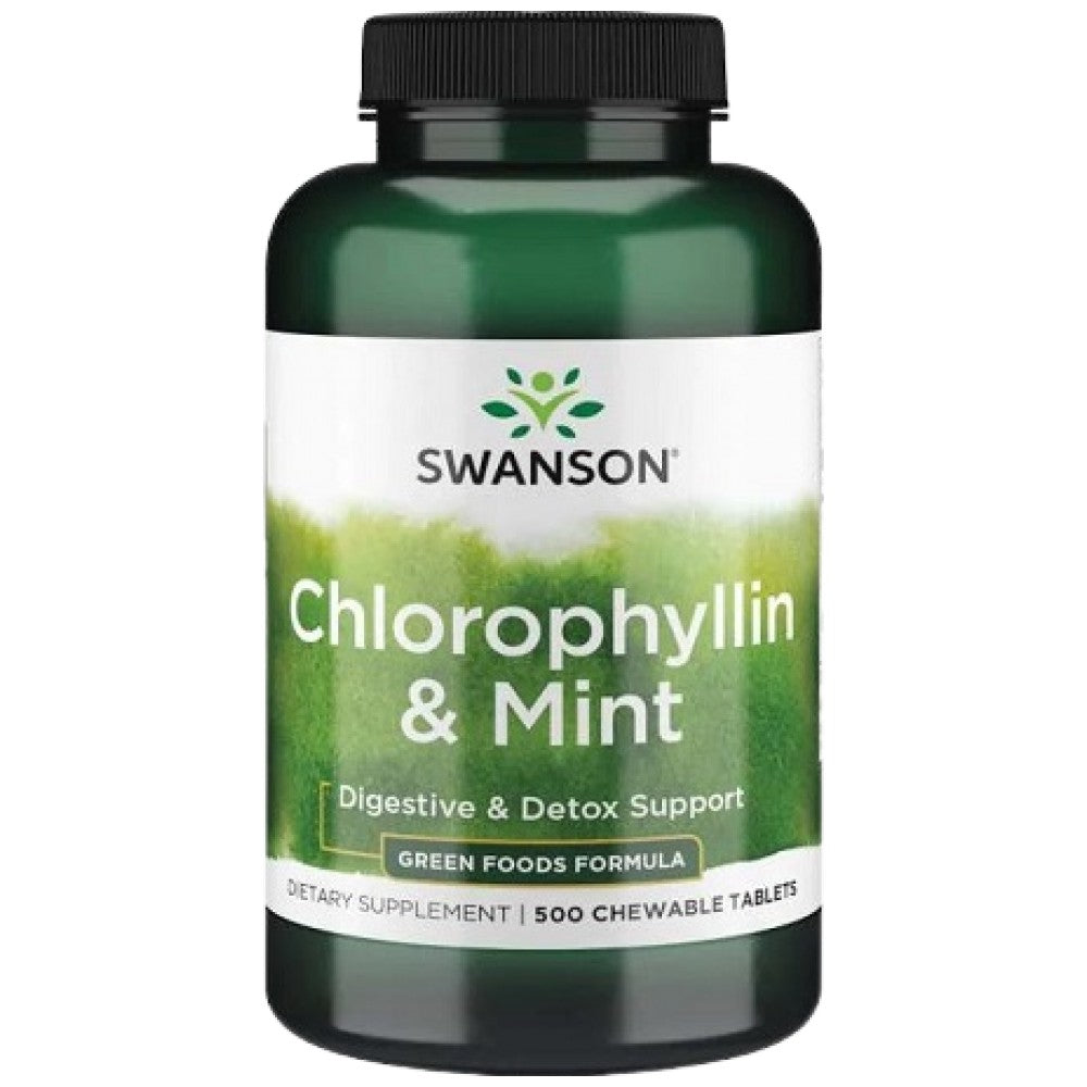 SWANSON Chlorophyllin & Mint - Хлорофил с мента
