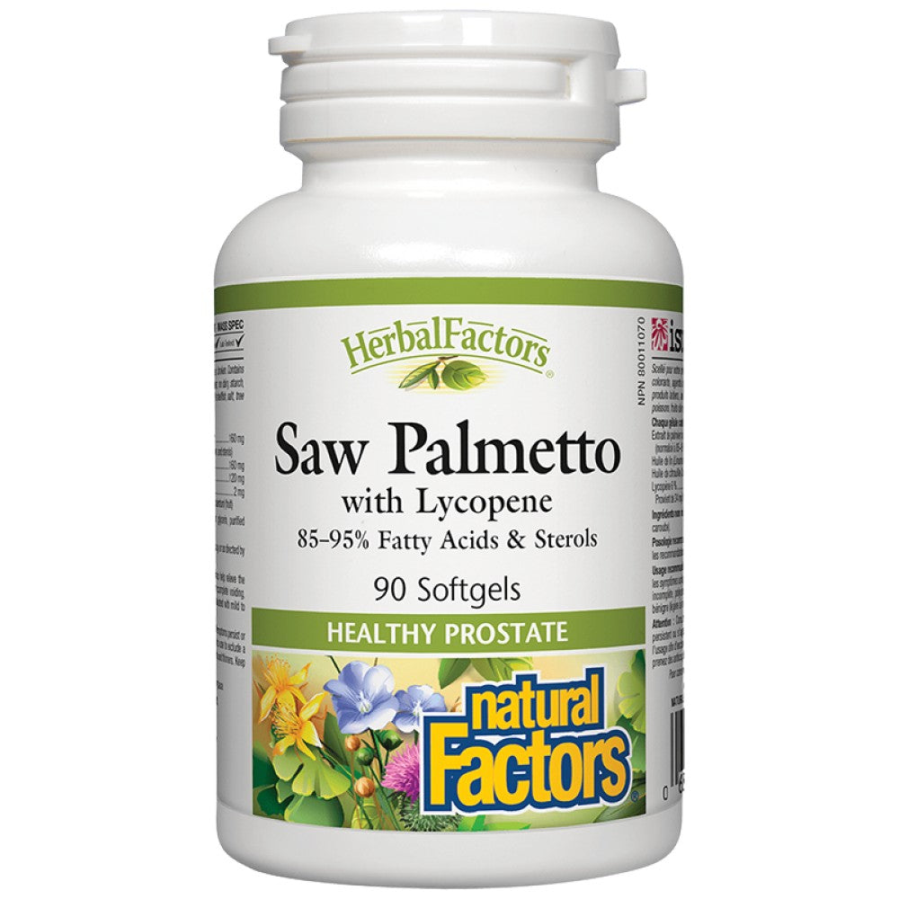 Natural Factors Saw Palmetto with Lycopene - Сао палмето с ликопен