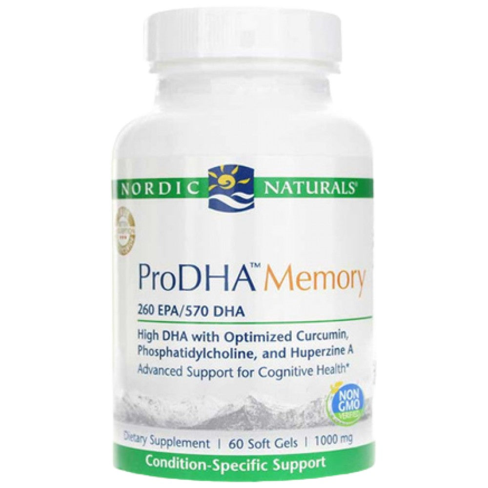 Nordic Naturals ProDHA Memory - Рибено масло с DHA за памет