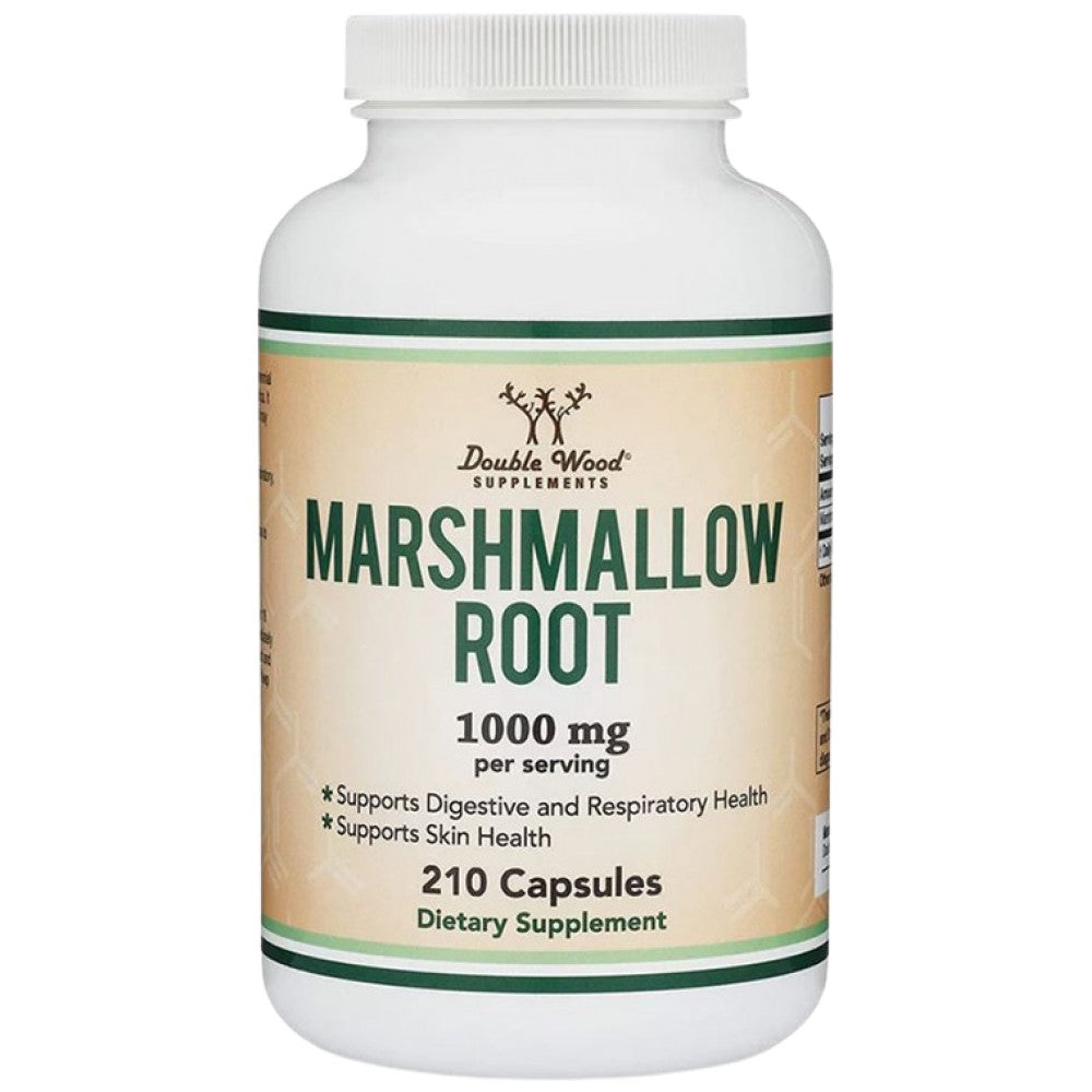 Double Wood Supplements Marshmallow Root 1000 mg - Корен от бяла ружа 1000 mg