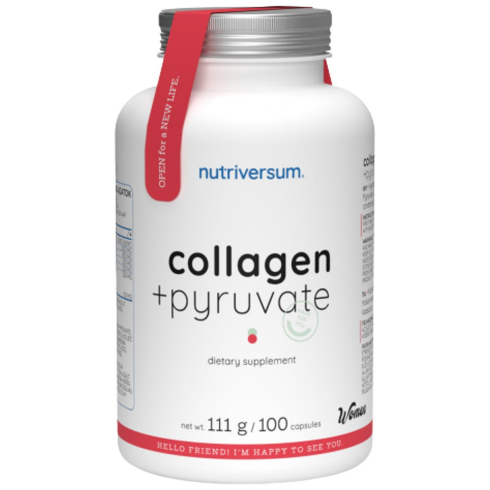 Nutriversum Collagen Pyruvate - Колаген с хиалурон, CLA и гарциния