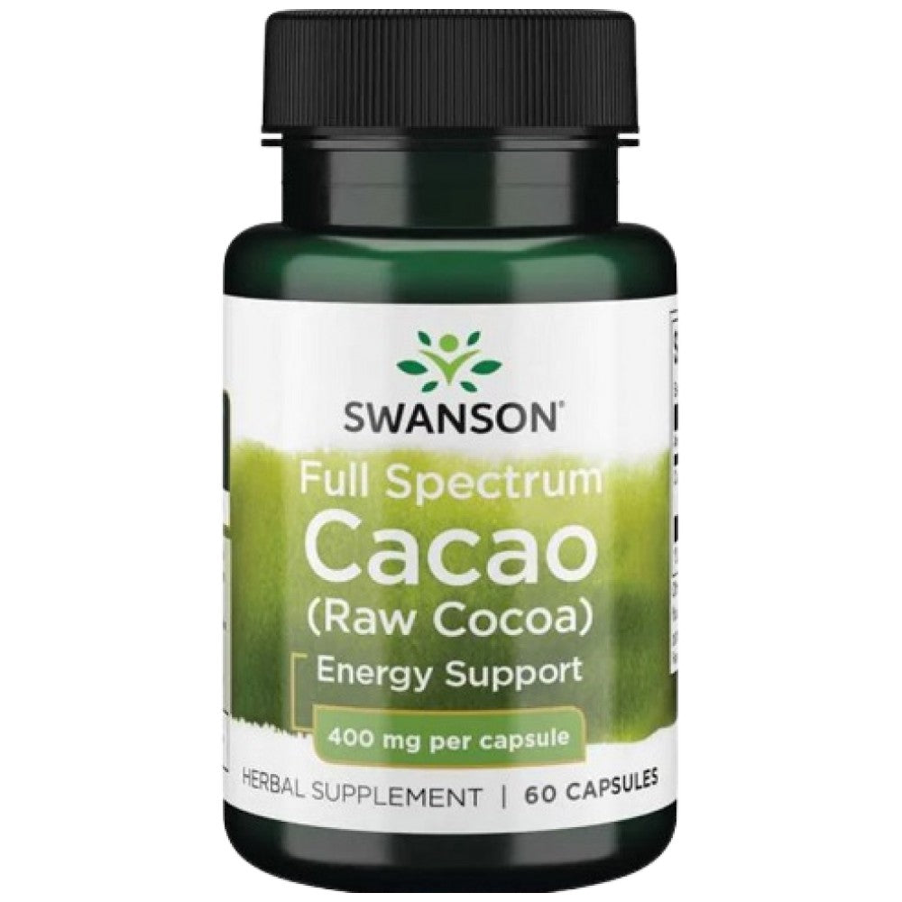 SWANSON Full Spectrum Cacao 400 mg - Какао 400 mg