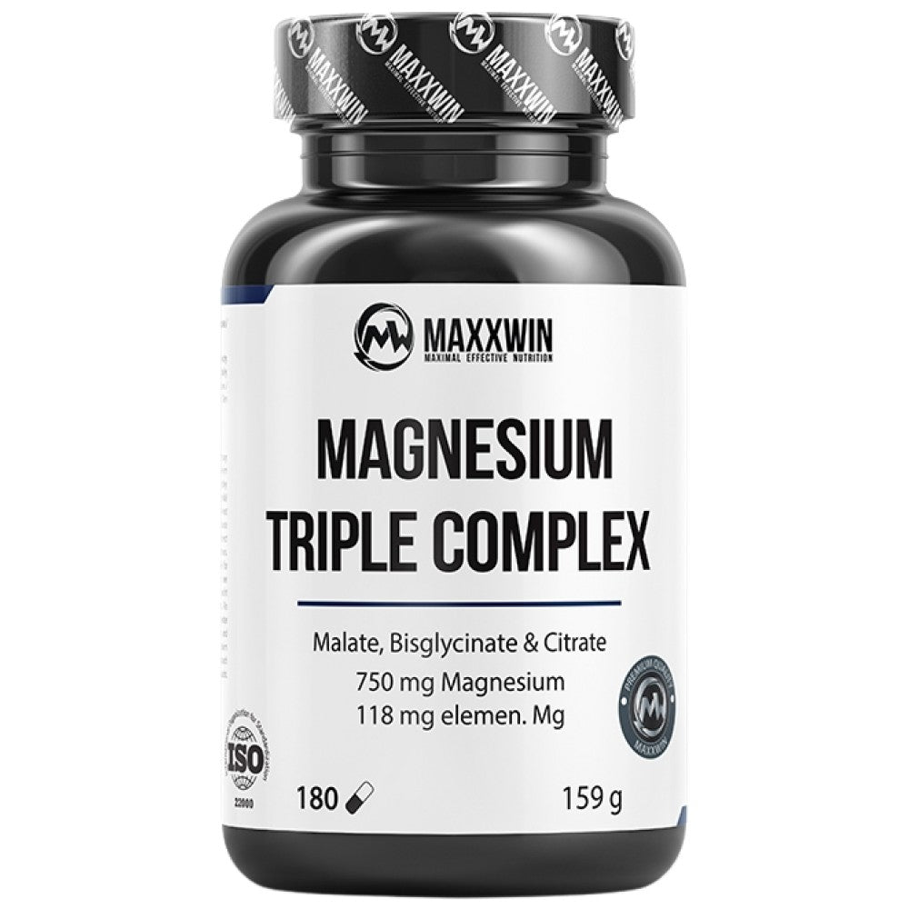MAXXWIN Magnesium Triple Complex with Malate, Bisglycinate and Citrate - Троен магнезиев комплекс