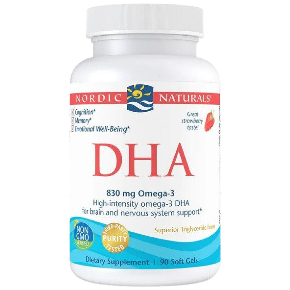 Nordic Naturals DHA 830 mg - Рибено масло с DHA 830 mg
