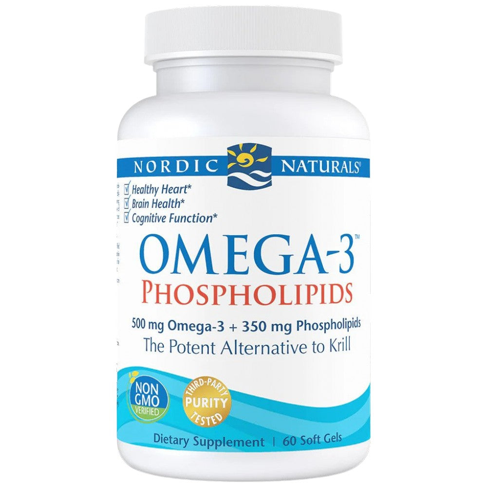Nordic Naturals Omega-3 Phospholipids - Омега 3 фосфолипиди за мозъка