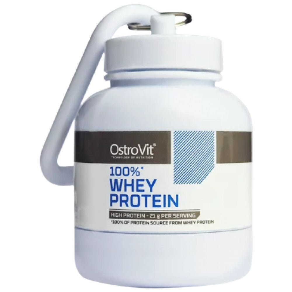 OstroVit Keychain Protein Jar - Ключодържател с дозатор за добавки