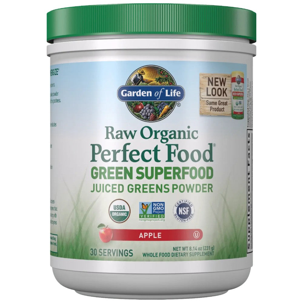 Garden Of Life Raw Organic Perfect Food Green Superfood Apple - Зелени суперхрани ябълка